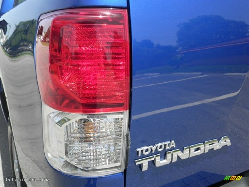2010 Tundra Double Cab - Blue Streak Metallic / Graphite Gray photo #13