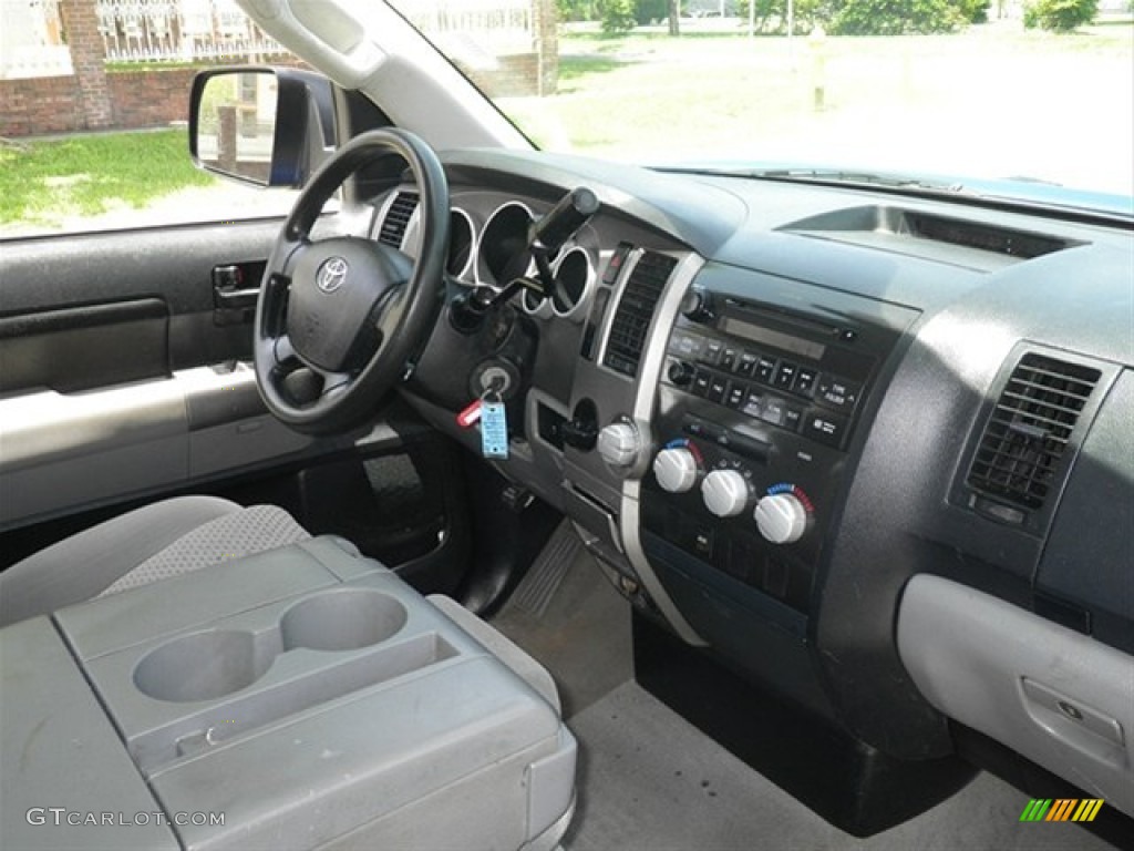 2010 Tundra Double Cab - Blue Streak Metallic / Graphite Gray photo #20