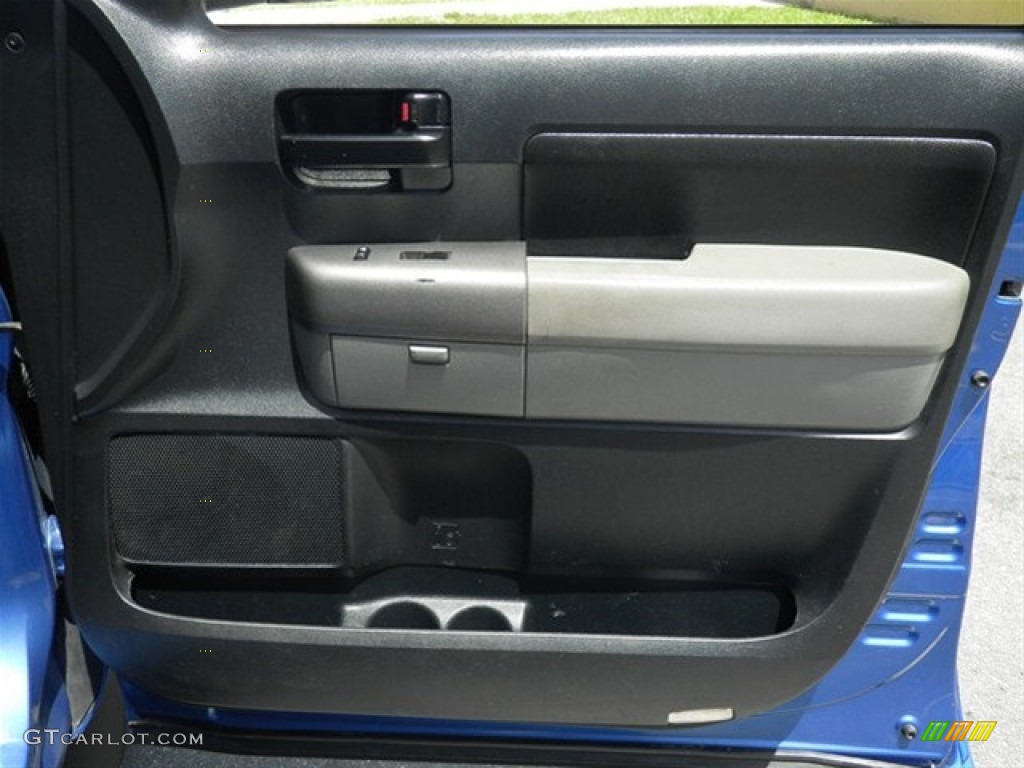 2010 Toyota Tundra Double Cab Graphite Gray Door Panel Photo #67933407