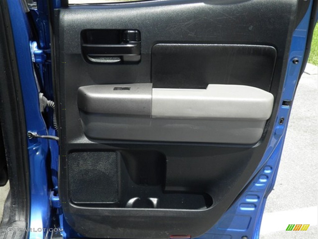 2010 Toyota Tundra Double Cab Graphite Gray Door Panel Photo #67933415