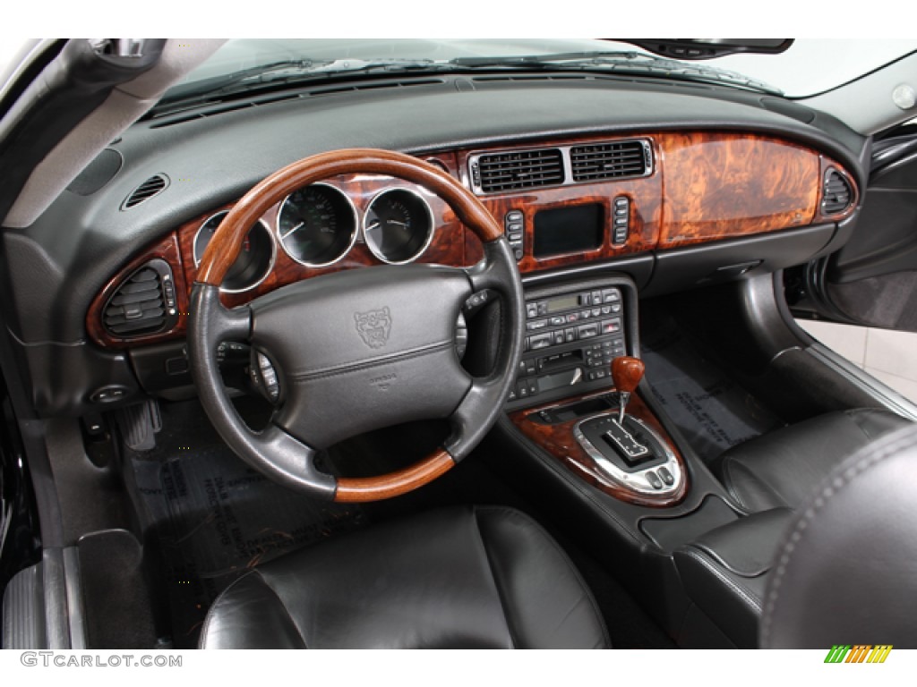 2006 Jaguar XK XK8 Convertible Charcoal Dashboard Photo #67935191