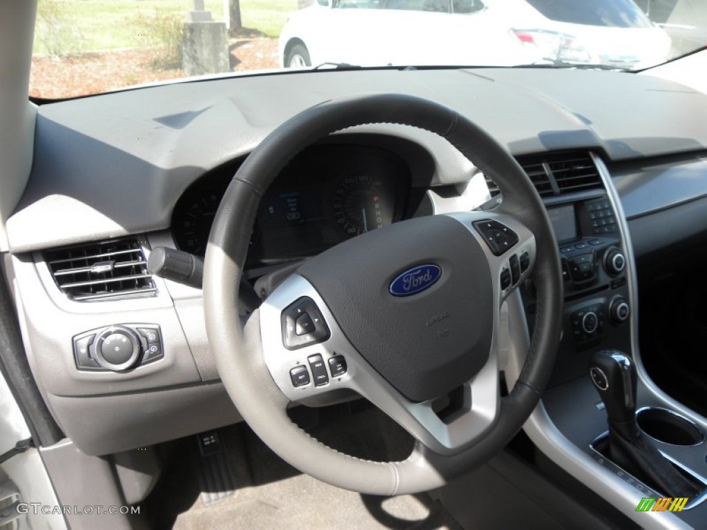 2012 Edge SEL - White Platinum Metallic Tri-Coat / Medium Light Stone photo #4