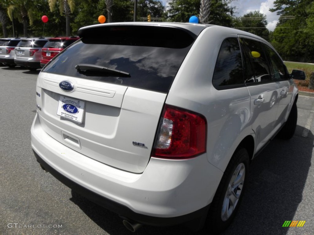 2012 Edge SEL - White Platinum Metallic Tri-Coat / Medium Light Stone photo #14