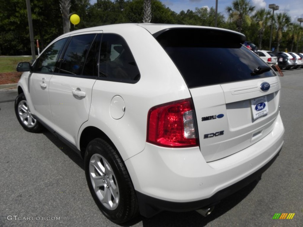 2012 Edge SEL - White Platinum Metallic Tri-Coat / Medium Light Stone photo #16