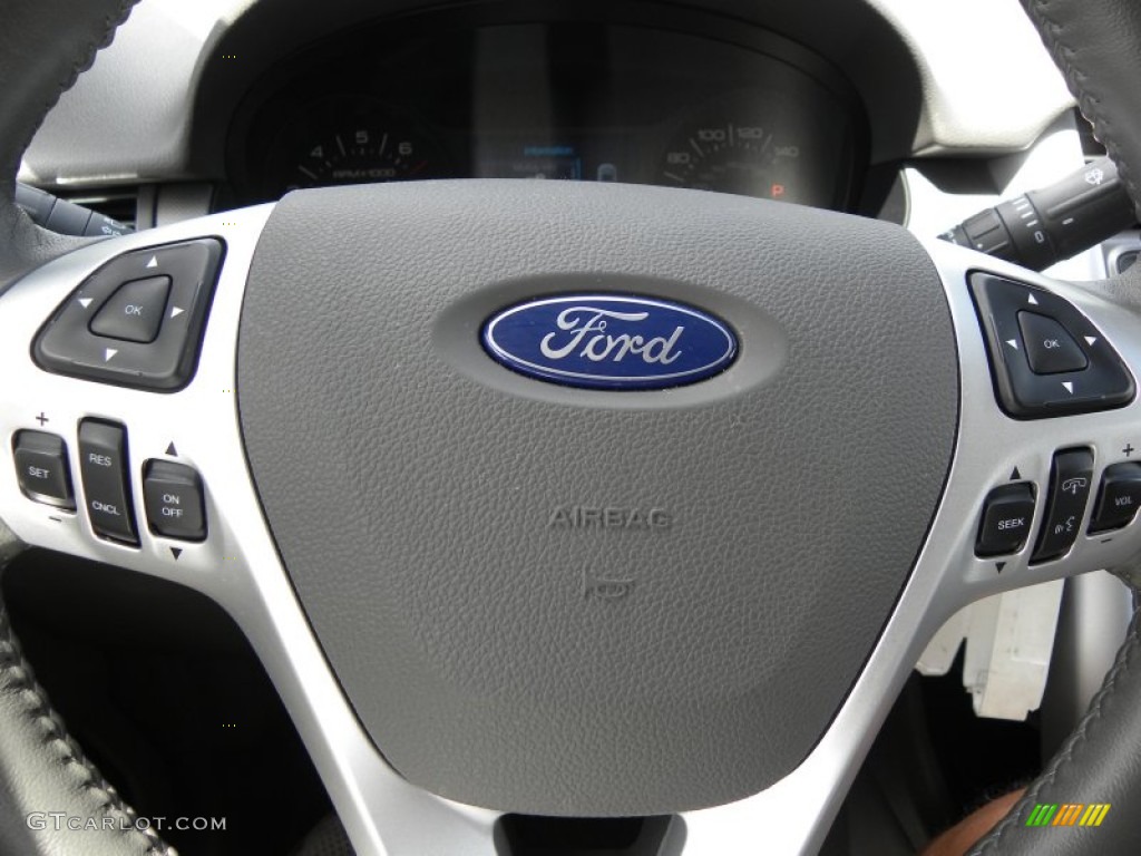 2012 Edge SEL - White Platinum Metallic Tri-Coat / Medium Light Stone photo #21