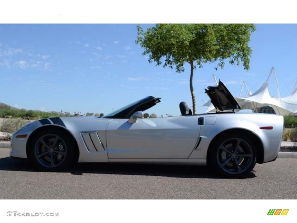 Blade Silver Metallic 2011 Chevrolet Corvette Grand Sport Convertible Exterior Photo #67937614
