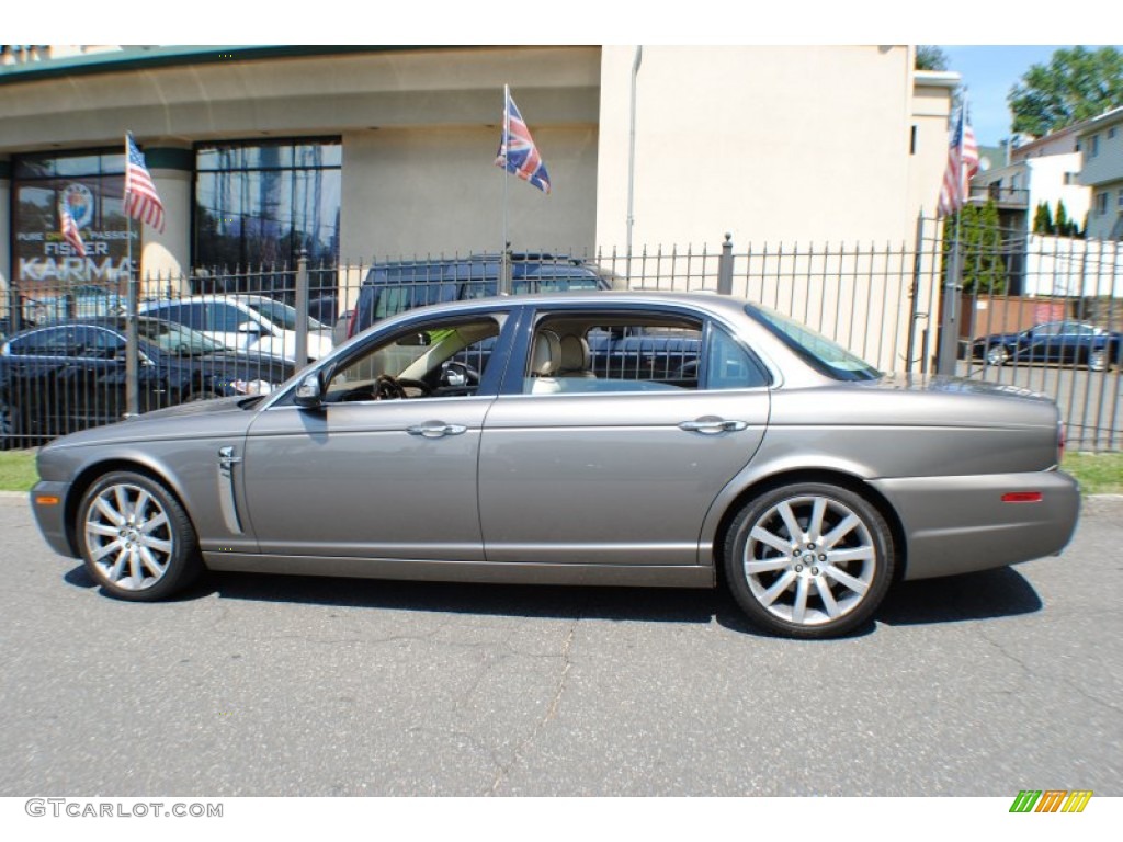 Vapour Grey 2009 Jaguar XJ Vanden Plas Exterior Photo #67939001