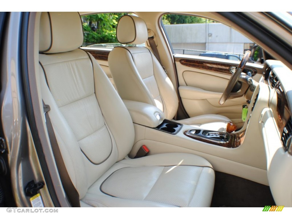 Champagne/Mocha Interior 2009 Jaguar XJ Vanden Plas Photo #67939048