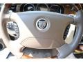 2009 Jaguar XJ Champagne/Mocha Interior Steering Wheel Photo