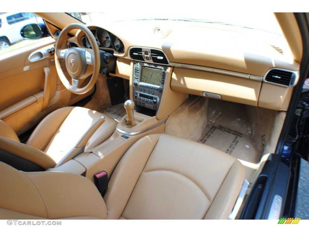 2006 Porsche 911 Carrera 4S Cabriolet Sand Beige Dashboard Photo #67939307
