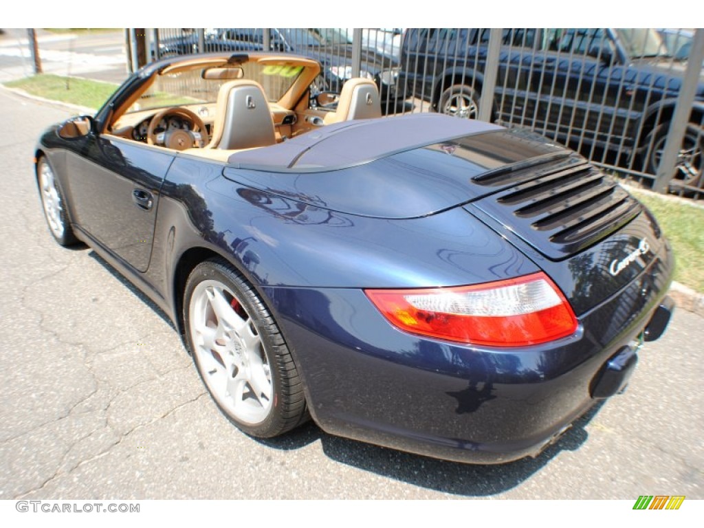 Midnight Blue Metallic 2006 Porsche 911 Carrera 4S Cabriolet Exterior Photo #67939394