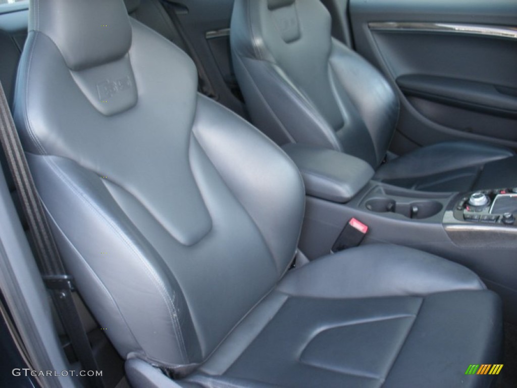 Black Silk Nappa Leather Interior 2010 Audi S5 4.2 FSI quattro Coupe Photo #67940150