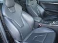 Black Silk Nappa Leather Front Seat Photo for 2010 Audi S5 #67940150