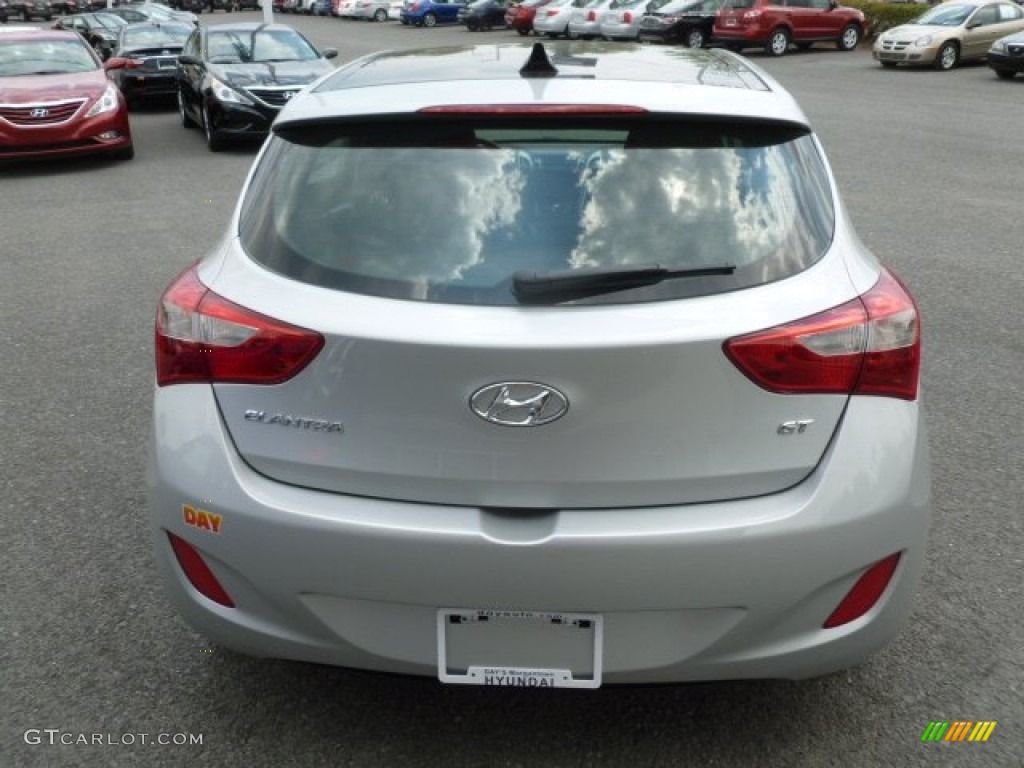 2013 Elantra GT - Shimmering Air Silver / Black photo #6