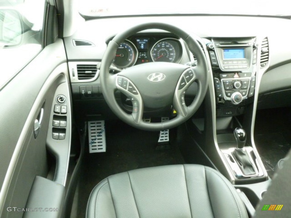 2013 Hyundai Elantra GT Black Dashboard Photo #67940447