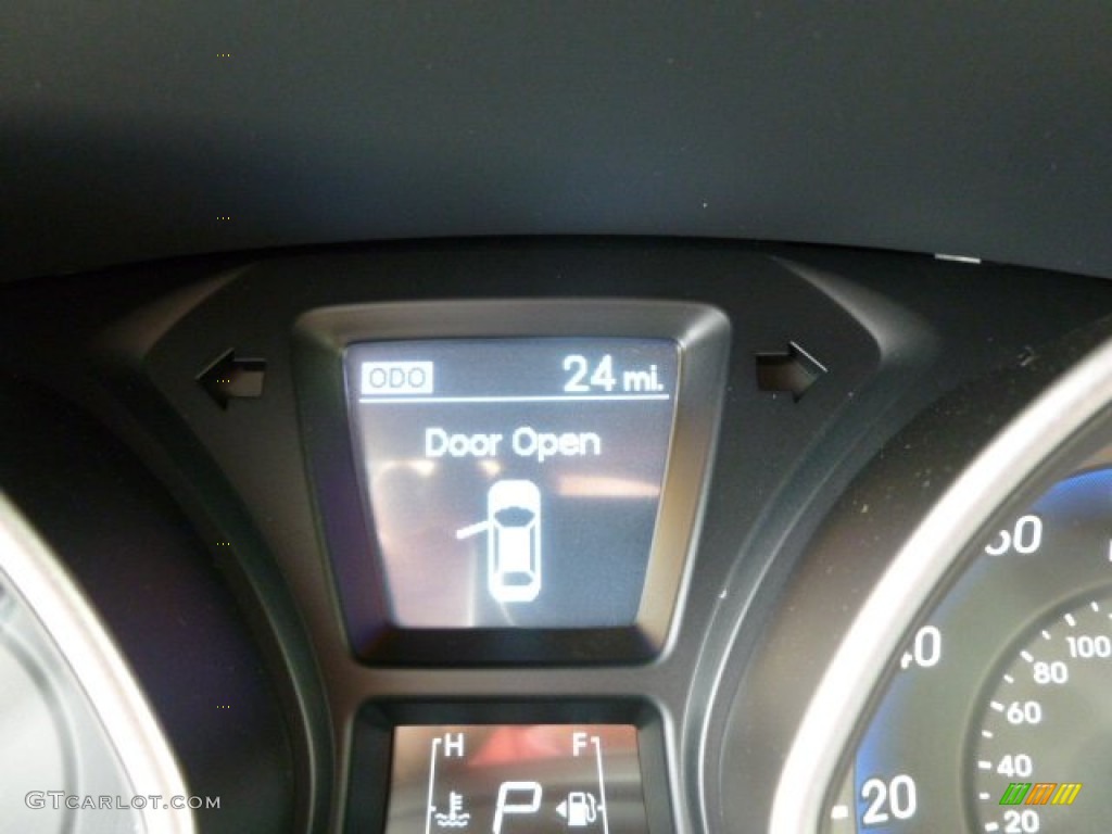2013 Elantra GT - Shimmering Air Silver / Black photo #20