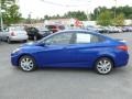 Marathon Blue 2013 Hyundai Accent GLS 4 Door Exterior