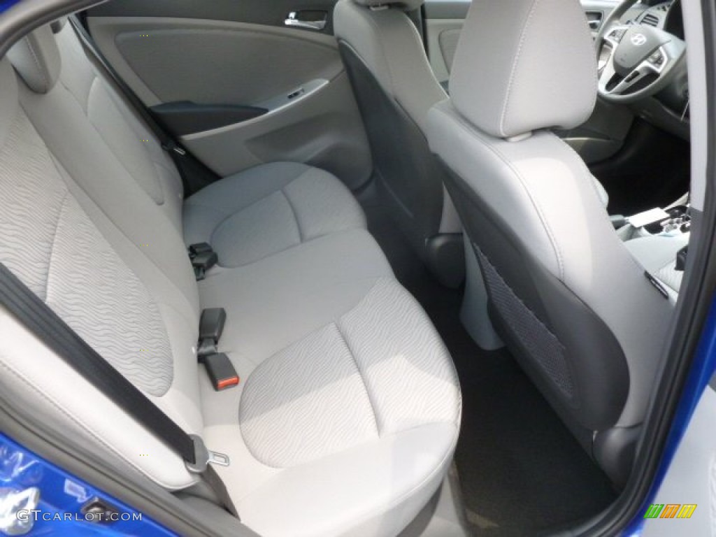 Gray Interior 2013 Hyundai Accent GLS 4 Door Photo #67940783