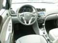 Gray 2013 Hyundai Accent GLS 4 Door Dashboard