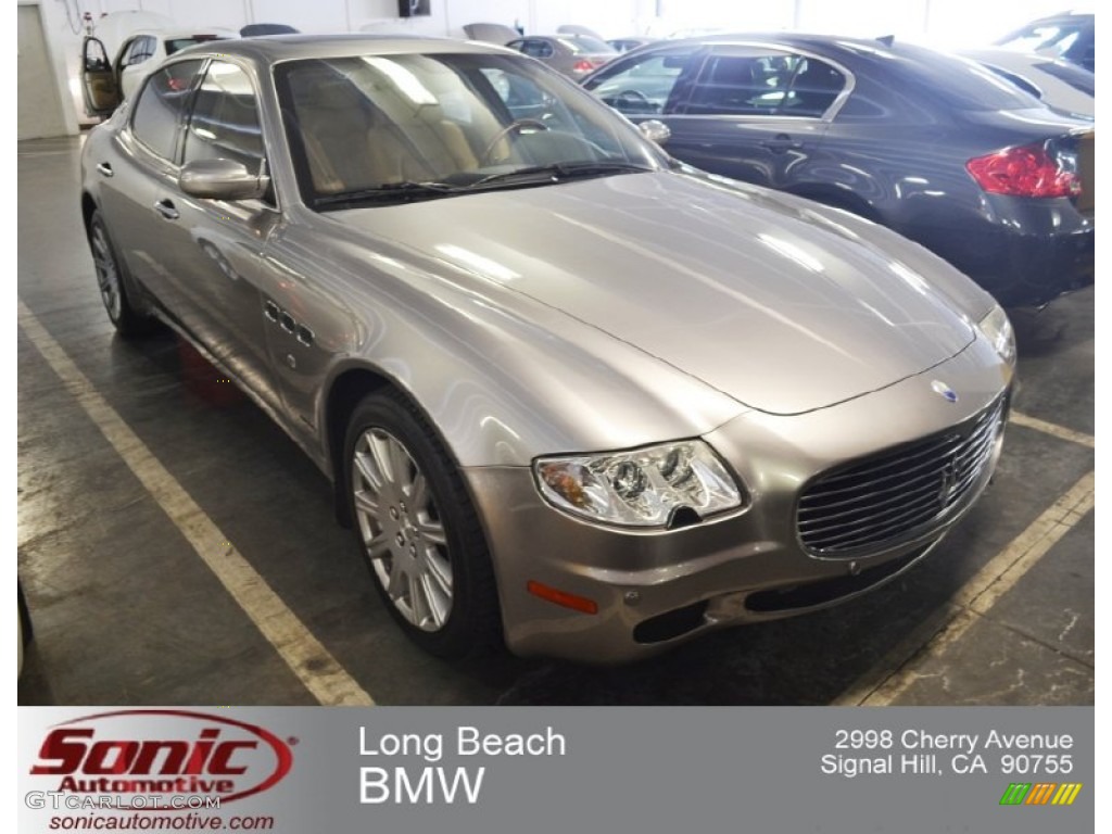 Grigio Nuvolari Metallic (Silver Beige) Maserati Quattroporte