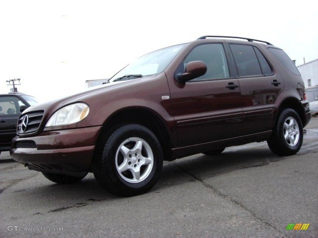 2001 ML 320 4Matic - Bourbon Metallic / designo Cognac photo #2