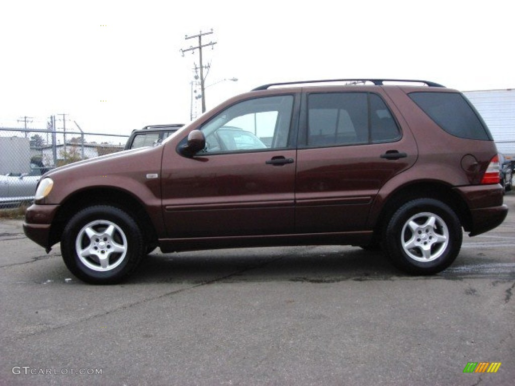 2001 ML 320 4Matic - Bourbon Metallic / designo Cognac photo #3