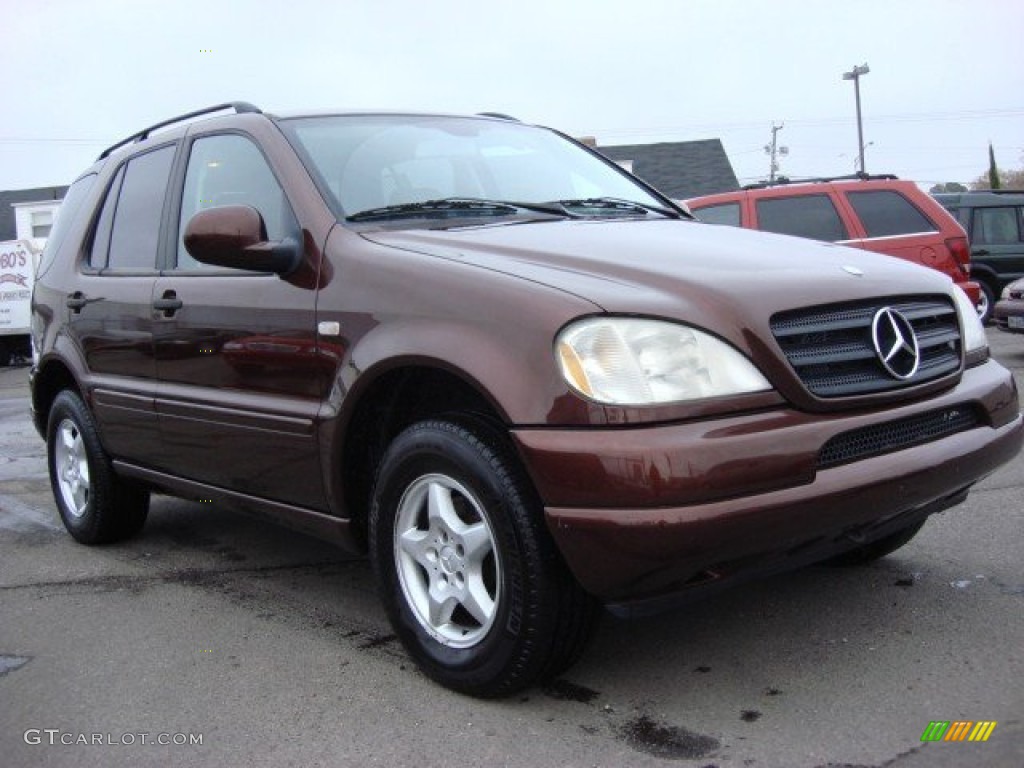 2001 ML 320 4Matic - Bourbon Metallic / designo Cognac photo #8