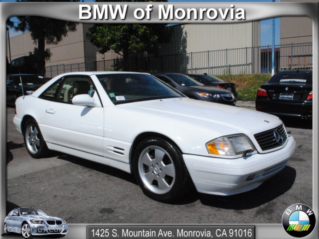 1999 SL 500 Roadster - Glacier White / Java photo #1
