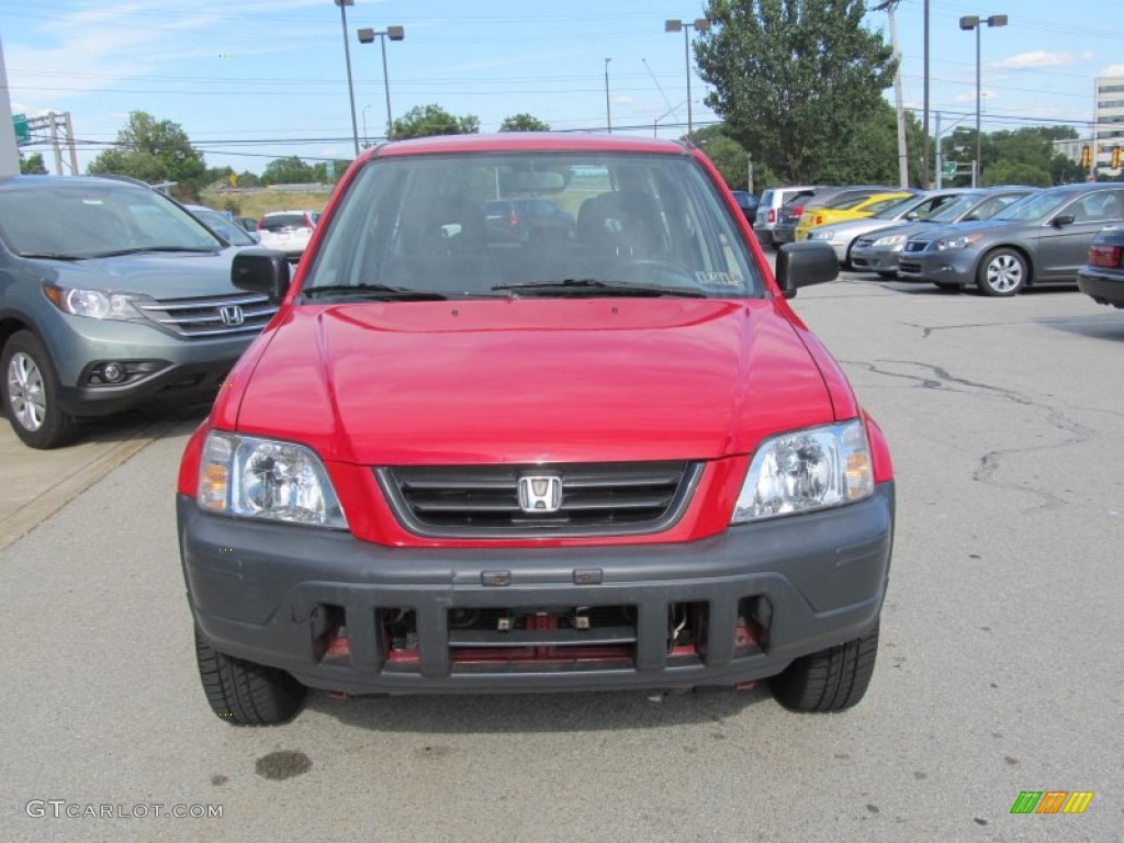 2001 CR-V LX 4WD - Milano Red / Dark Gray photo #6