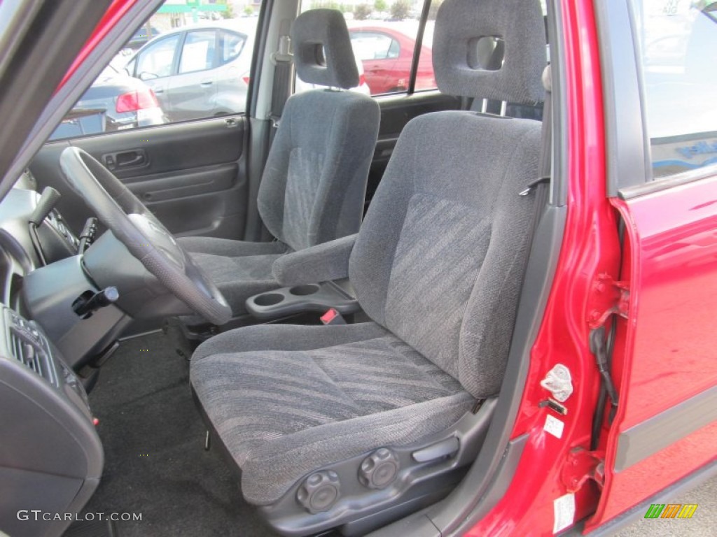 2001 CR-V LX 4WD - Milano Red / Dark Gray photo #8