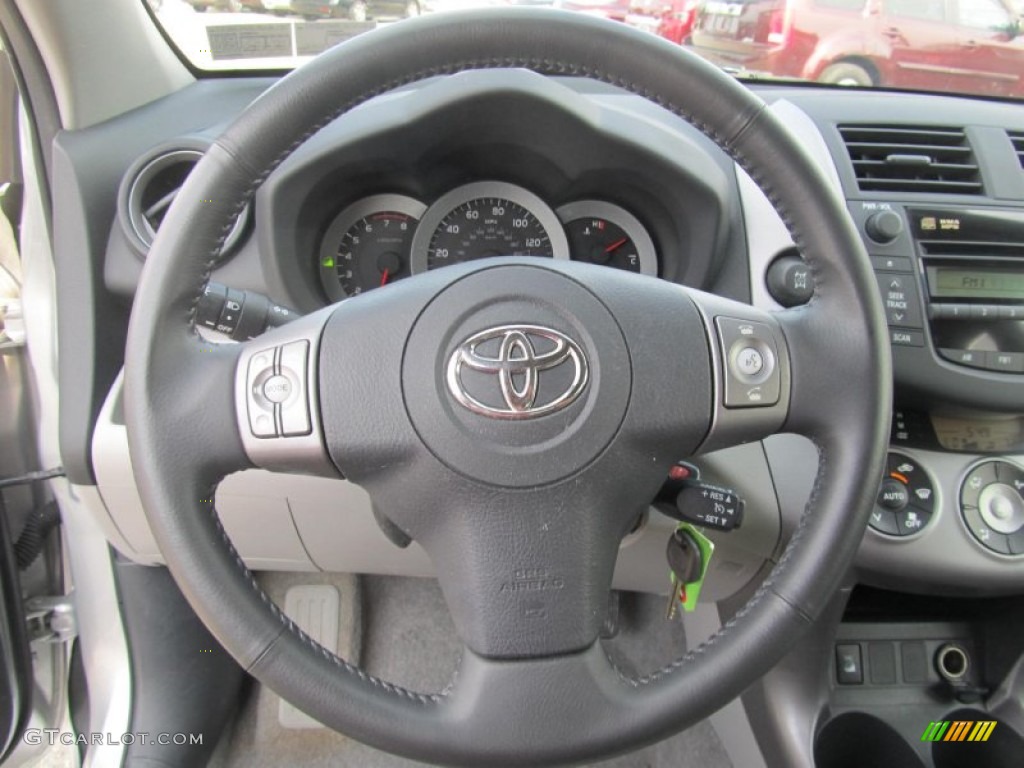 2007 Toyota RAV4 Limited 4WD Ash Gray Steering Wheel Photo #67943804