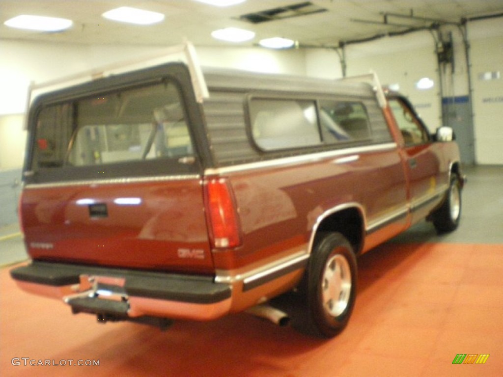 1998 Sierra 1500 SLE Regular Cab - Dark Toreador Red Metallic / Neutral photo #18