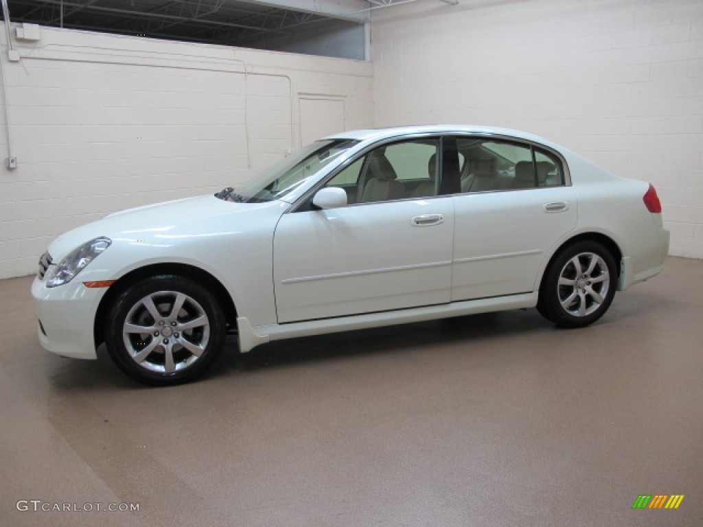Ivory Pearl 2005 Infiniti G 35 x Sedan Exterior Photo #67946066