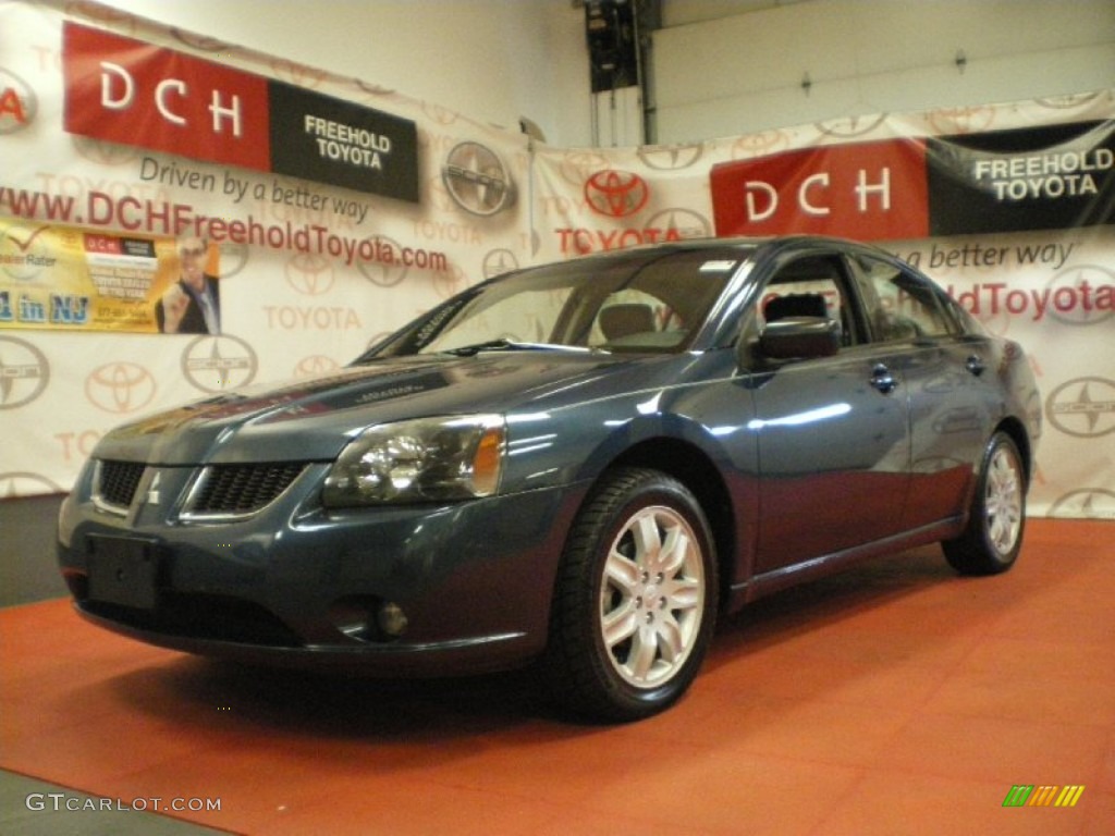 2006 Galant SE - Torched Steel Blue Pearl / Black photo #1