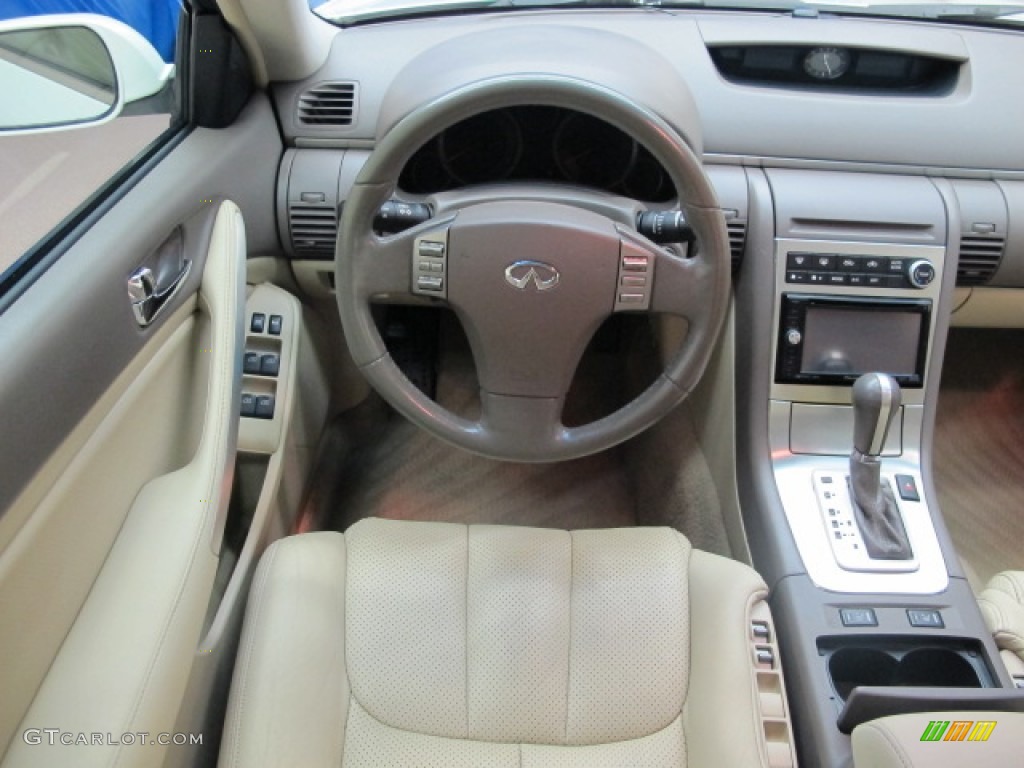 2005 Infiniti G 35 x Sedan Wheat Dashboard Photo #67946267