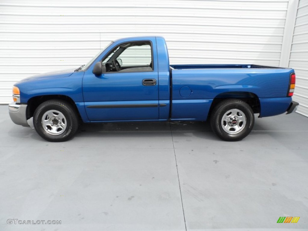 2004 Sierra 1500 Regular Cab - Marine Blue Metallic / Dark Pewter photo #5