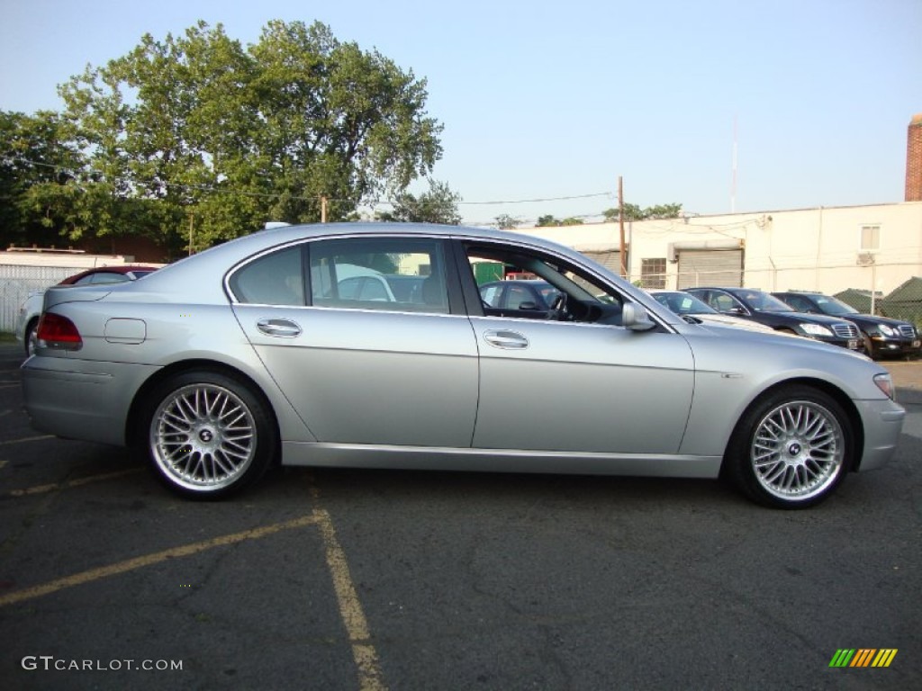 2006 7 Series 750Li Sedan - Sterling Grey Metallic / Black/Black photo #3