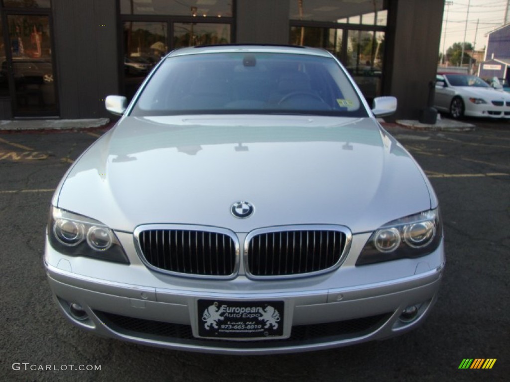 2006 7 Series 750Li Sedan - Sterling Grey Metallic / Black/Black photo #4