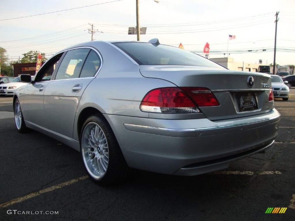 2006 7 Series 750Li Sedan - Sterling Grey Metallic / Black/Black photo #6