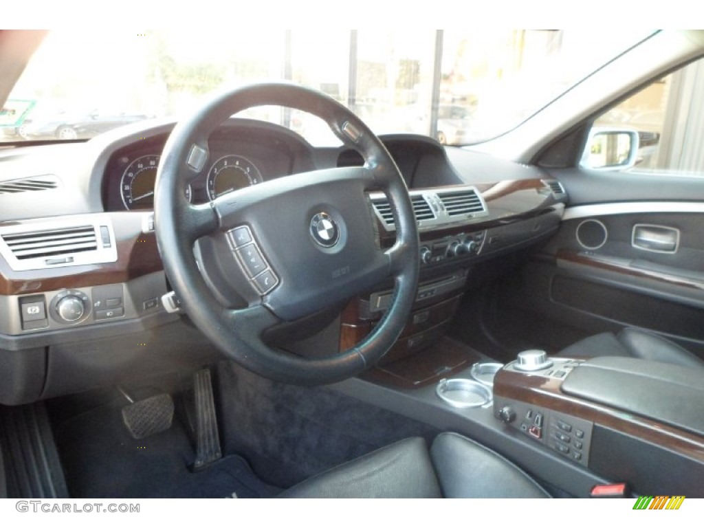 2006 7 Series 750Li Sedan - Sterling Grey Metallic / Black/Black photo #8