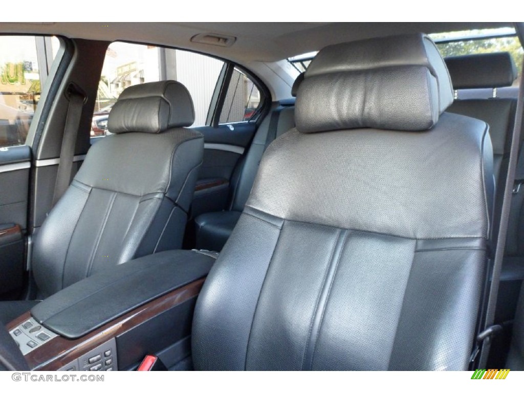 2006 7 Series 750Li Sedan - Sterling Grey Metallic / Black/Black photo #9