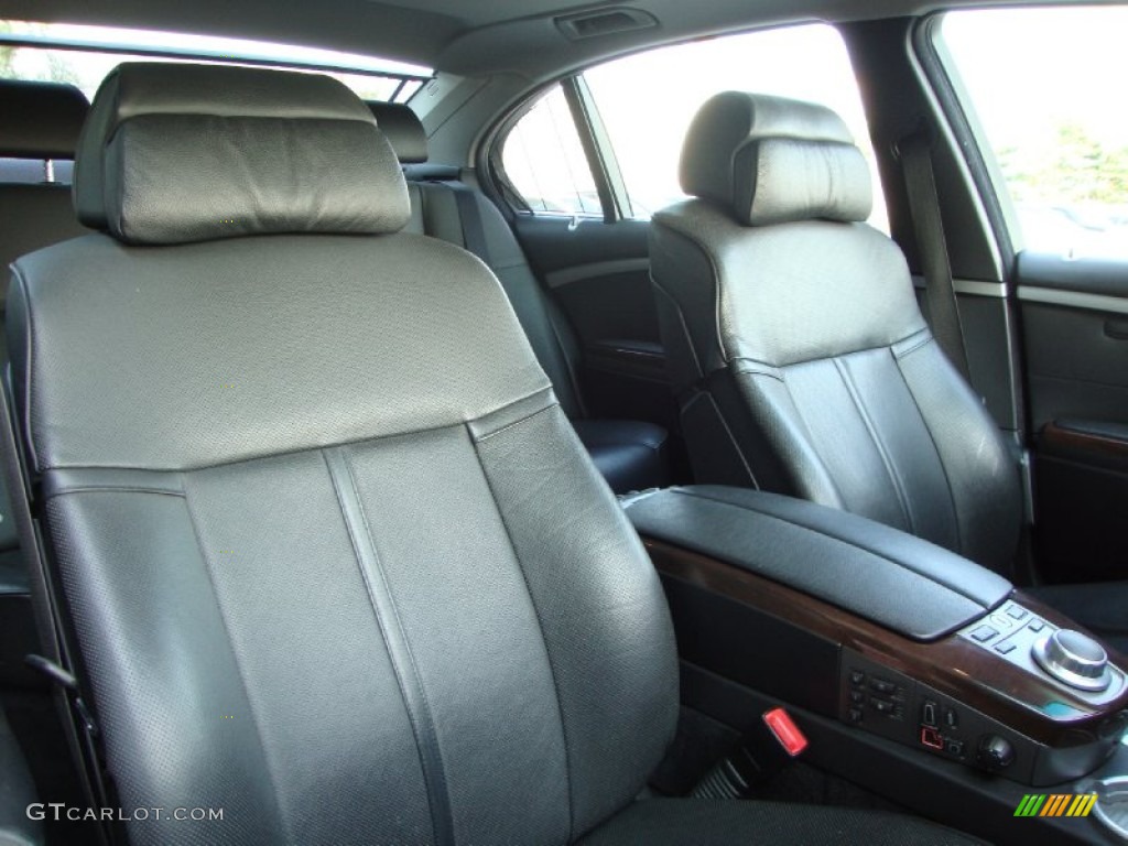 2006 7 Series 750Li Sedan - Sterling Grey Metallic / Black/Black photo #15