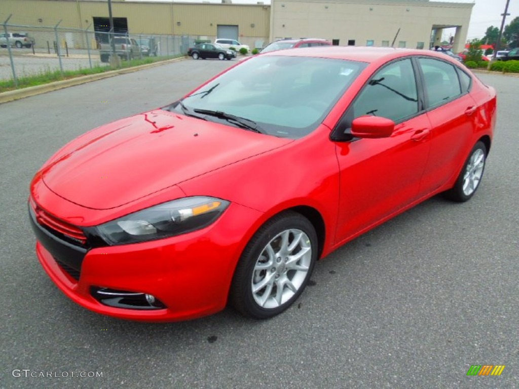 2013 Dart Rallye - Redline 2-Coat Pearl / Black/Light Diesel Gray photo #1