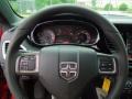 Black/Light Diesel Gray 2013 Dodge Dart Rallye Steering Wheel