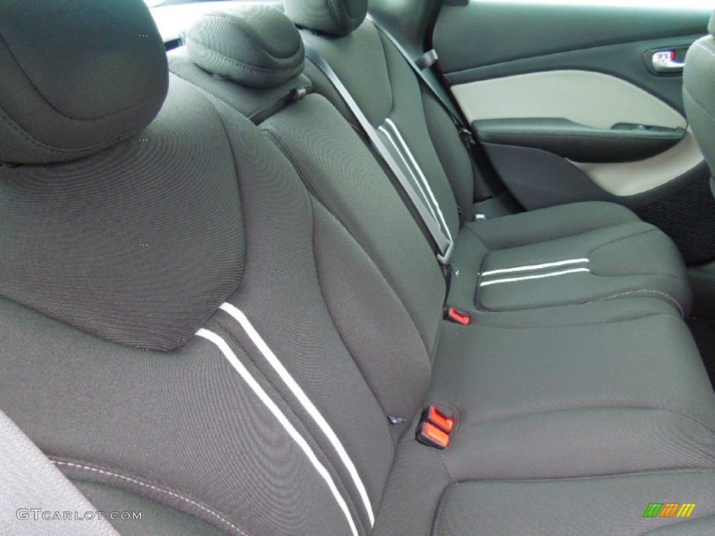 Black/Light Diesel Gray Interior 2013 Dodge Dart Rallye Photo #67947620