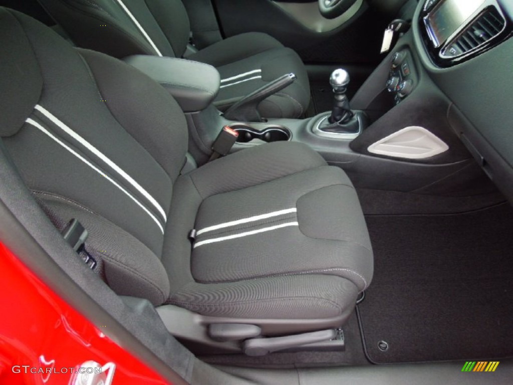 2013 Dodge Dart Rallye Front Seat Photo #67947629