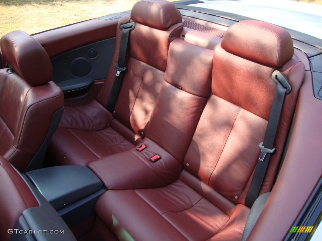 2005 BMW 6 Series 645i Convertible Rear Seat Photo #67947633