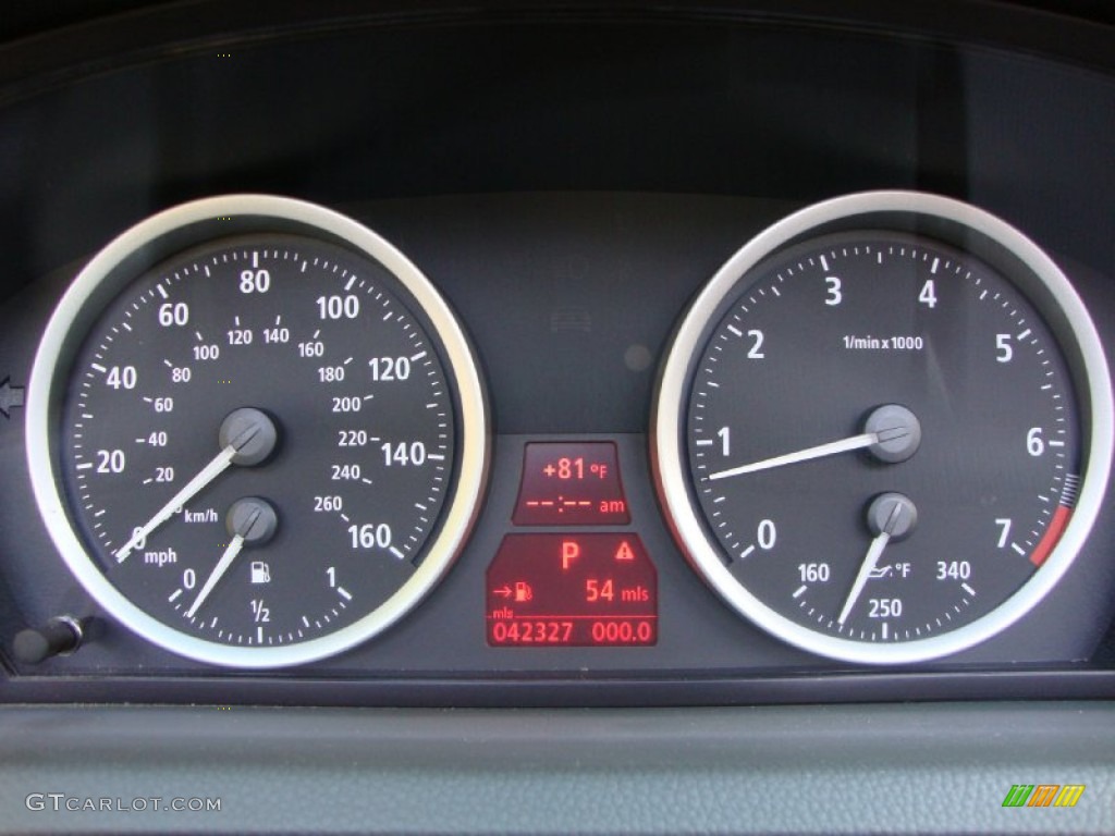 2005 BMW 6 Series 645i Convertible Gauges Photo #67947776
