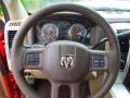Light Pebble Beige/Bark Brown Steering Wheel Photo for 2012 Dodge Ram 3500 HD #67947824