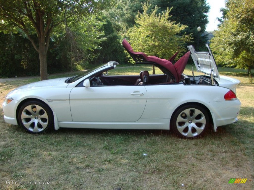 Alpine White 2005 BMW 6 Series 645i Convertible Exterior Photo #67947854